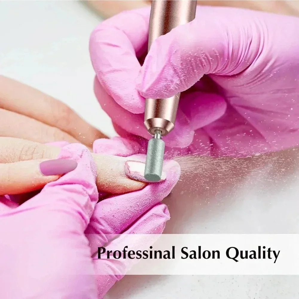 Electric Nail Drill File Professional: for Acrylic Gel Dip Powder Nails Portable